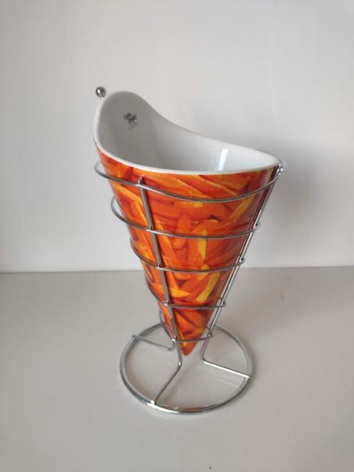 Frietzak Cosy & Trendy - porselein - nieuw in de verpakking, Huis en Inrichting, Keuken | Servies, Nieuw, Schaal of Schalen, Overige stijlen