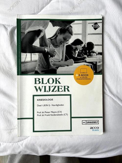 Blokwijzer Kinesiologie DEEL 1 Vaardigheden, Livres, Livres d'étude & Cours, Utilisé, Autres niveaux, Enlèvement ou Envoi