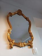 Gouden spiegel, Antiek en Kunst, Antiek | Spiegels, Ophalen, Overige vormen, Minder dan 50 cm, Minder dan 100 cm