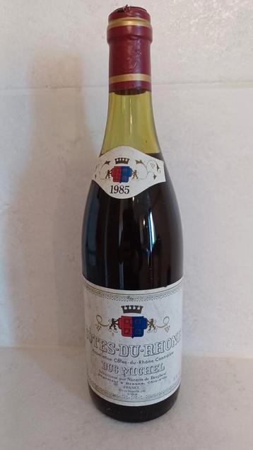 Wijn Cotes du Rhone 1985, Duc Michel beschikbaar voor biedingen