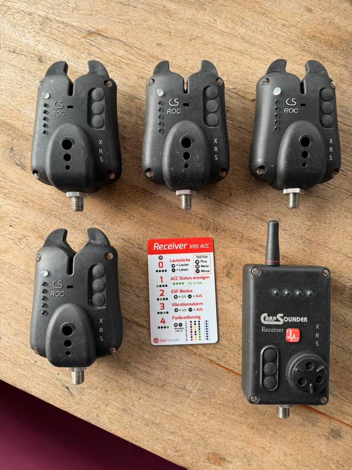 Carpsounder roc xrs 4+1, Watersport en Boten, Hengelsport | Karpervissen, Zo goed als nieuw, Ophalen