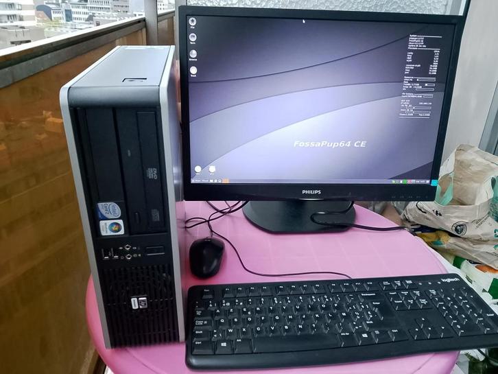 PC COMPLETE HP DESKTOPCOMPUTER, Computers en Software, Harde schijven, Gebruikt, HDD, Ophalen