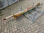 2 Antieke gietijzeren palen / lantarenpalen, Tuin en Terras, Buitenverlichting, Ophalen, Zo goed als nieuw, IJzer