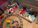 Heel veel duplo blokken met thema's: trein, ,huis,..., Kinderen en Baby's, Ophalen, Duplo