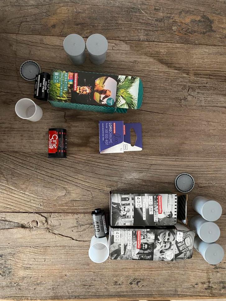 Assortiment 35mm film lomography lomochrome cinestill, Audio, Tv en Foto, Filmrollen, 35mm film, Ophalen of Verzenden