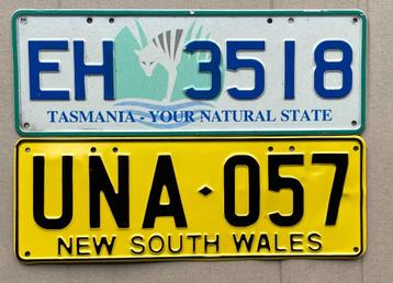 Nummerplaat plaque immatriculation AUSTRALIË TASMANIA beschikbaar voor biedingen