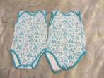 Baby kleding :  2 rompertjes - mt 86/92 - Hema - blauw/wit, Overige typen, Jongetje of Meisje, Ophalen of Verzenden, Zo goed als nieuw