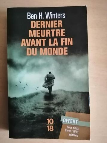 Dernier meurtre avant la fin du monde de Ben H. Winters beschikbaar voor biedingen