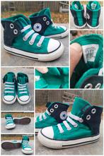 Zwarte/groene unisex allstars sneakers Mt 22, Kinderen en Baby's, Ophalen of Verzenden