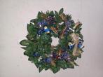 Kerstkrans 40cm kerstliedjes + knipperende lichtjes, Huis en Inrichting, Woonaccessoires | Kransen, Ophalen
