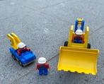 Duplo graafmachine en takelwagen, Ophalen, Zo goed als nieuw, Complete set, Duplo