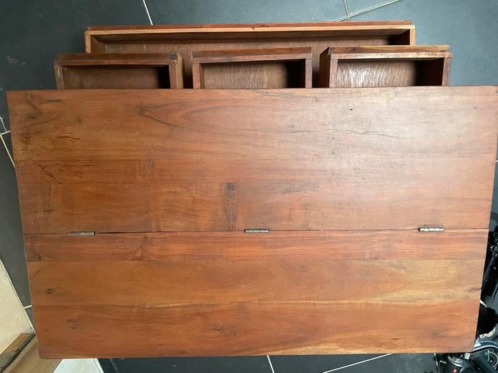 Massief houten opbergkast, Antiek en Kunst, Antiek | Meubels | Kasten, Ophalen