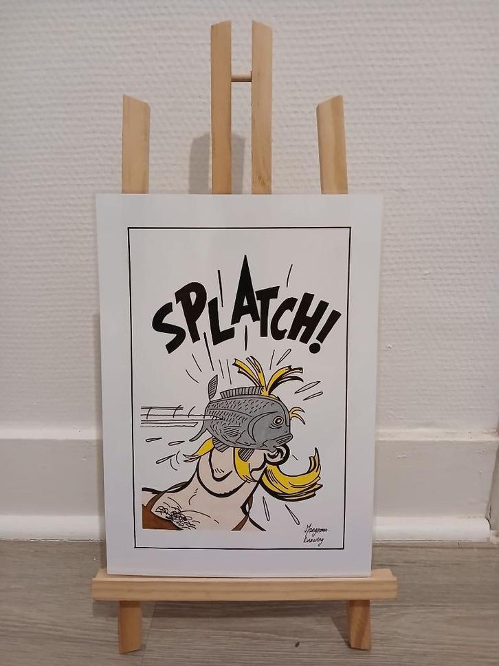 Poster van Asterix & Obelix, Antiek en Kunst, Kunst | Tekeningen en Fotografie, Ophalen of Verzenden