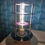 Vinyl retro tafellamp 7 inch Cool white, Ophalen of Verzenden, Zo goed als nieuw, Overige formaten