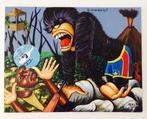 Peinture Congo Moke fils, Enlèvement