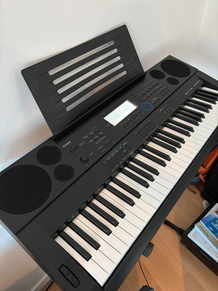 Casio CTK-6000 keyboard, Musique & Instruments, Claviers, Utilisé, 61 touches, Casio, Sensitif, Avec pied, Connexion MIDI, Enlèvement