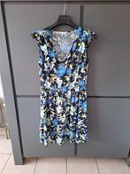 Zomerjurk, blauw gebloemd,42, Ophalen of Verzenden, Blauw