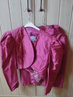 Suitekledij in zijde ( rok + vestje) en blouse in polyester., Kleding | Dames, Gelegenheidskleding, Maat 38/40 (M), Ophalen of Verzenden