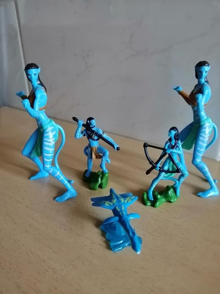 5 figurines "Avatar", Collections, Statues & Figurines, Enlèvement ou Envoi