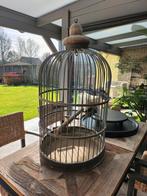 Zeer oude koperen vogelkooi., Antiek en Kunst, Ophalen of Verzenden