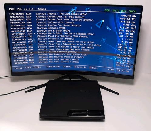 PLAYSTATION 3 SLIM ULTIMATE, Games en Spelcomputers, Spelcomputers | Sony PlayStation 3, Zo goed als nieuw, Slim, Met games, Ophalen of Verzenden