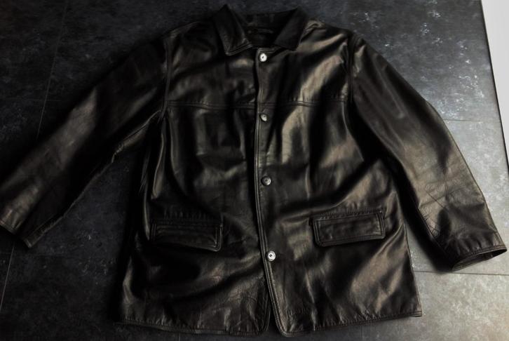 REDSKINS topkw leder XL(uitneembare fleece)ook vr moto, Kleding | Heren, Jassen | Winter, Zo goed als nieuw, Ophalen of Verzenden