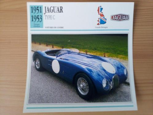 Jaguar race auto's - Edito Service steekkaarten 1951-1988, Verzamelen, Automerken, Motoren en Formule 1, Zo goed als nieuw, Auto's