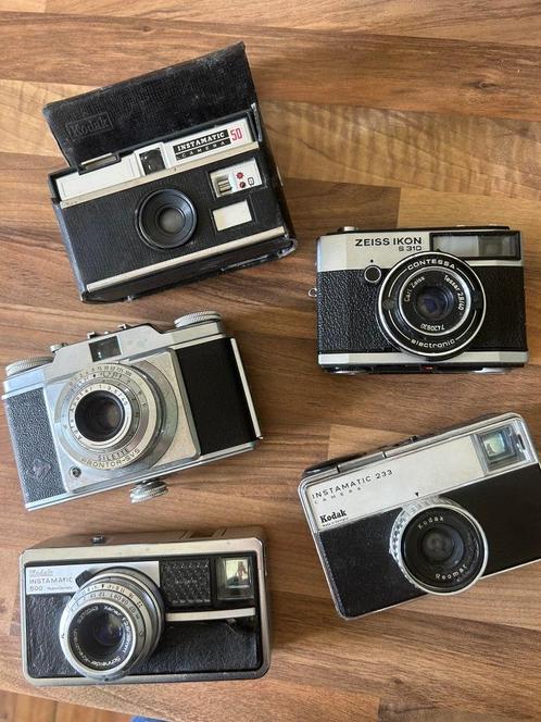 Lot de 5 appareils photos argentiques de collection, TV, Hi-fi & Vidéo, Appareils photo analogiques, Ne fonctionne pas, Kodak