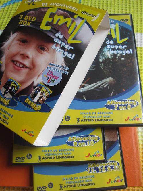 De avonturen van Emil de superbengel 4, 5, 6 (1971) 3 disc, Cd's en Dvd's, Dvd's | Kinderen en Jeugd, Zo goed als nieuw, Tv fictie