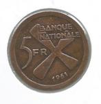11132 - KATANGA  5 frank 1961 * Z.Fr/Pr, Postzegels en Munten, Verzenden