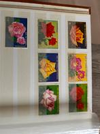 Postzegels bloemen serie rep. De guinea, Ophalen of Verzenden, Zo goed als nieuw
