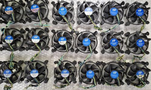 18x Intel Copper-alloy CPU coolers voor socket 115x & 1200, Computers en Software, Computerkoelers, Zo goed als nieuw, Luchtkoeling