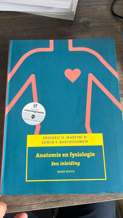 Frederic H. Martini - Anatomie en fysiologie, een inleiding, Boeken, Schoolboeken, Zo goed als nieuw, Nederlands, Ophalen of Verzenden