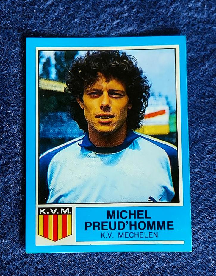 Panini sticker voetbal  ' FB 1987 - M. Preud'Homme '  #239, Verzamelen, Sportartikelen en Voetbal, Nieuw, Poster, Plaatje of Sticker