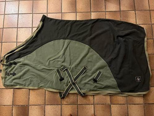Maat Full - Fleece zweetdeken BR - kaki groen, Dieren en Toebehoren, Paarden en Pony's | Dekens en Dekjes, Zo goed als nieuw, Deken