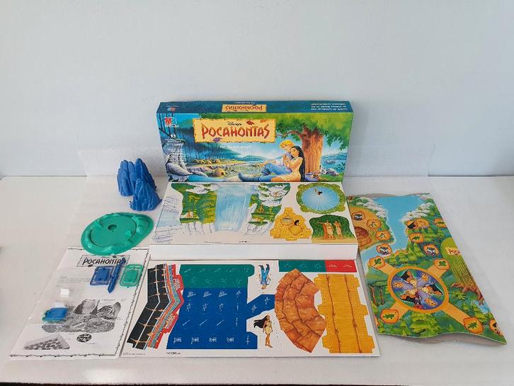 Gezelschapsspel Pocahontas (NIB) (MB, 1995), Hobby en Vrije tijd, Gezelschapsspellen | Bordspellen, Zo goed als nieuw, Ophalen of Verzenden