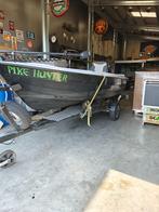 Visboot Crescent 430 incl trailer, Watersport en Boten, Ophalen, Gebruikt, 30 tot 50 pk, 3 tot 6 meter