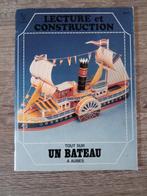 Vintage constructie boek 'un bateau', Ophalen of Verzenden, Zo goed als nieuw, Diverse auteurs, Boot