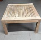 Kleine teak tafel (perfect voor bv aan lounge), Tuin en Terras, Ophalen, Zo goed als nieuw, Vierkant, Teakhout