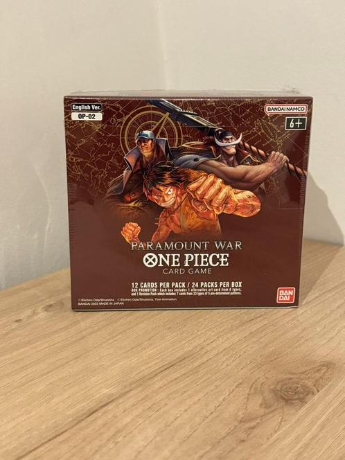 One Piece - Paramount War Boosterbox - NIEUW - SEALED, Hobby en Vrije tijd, Verzamelkaartspellen | Overige, Nieuw, Boosterbox