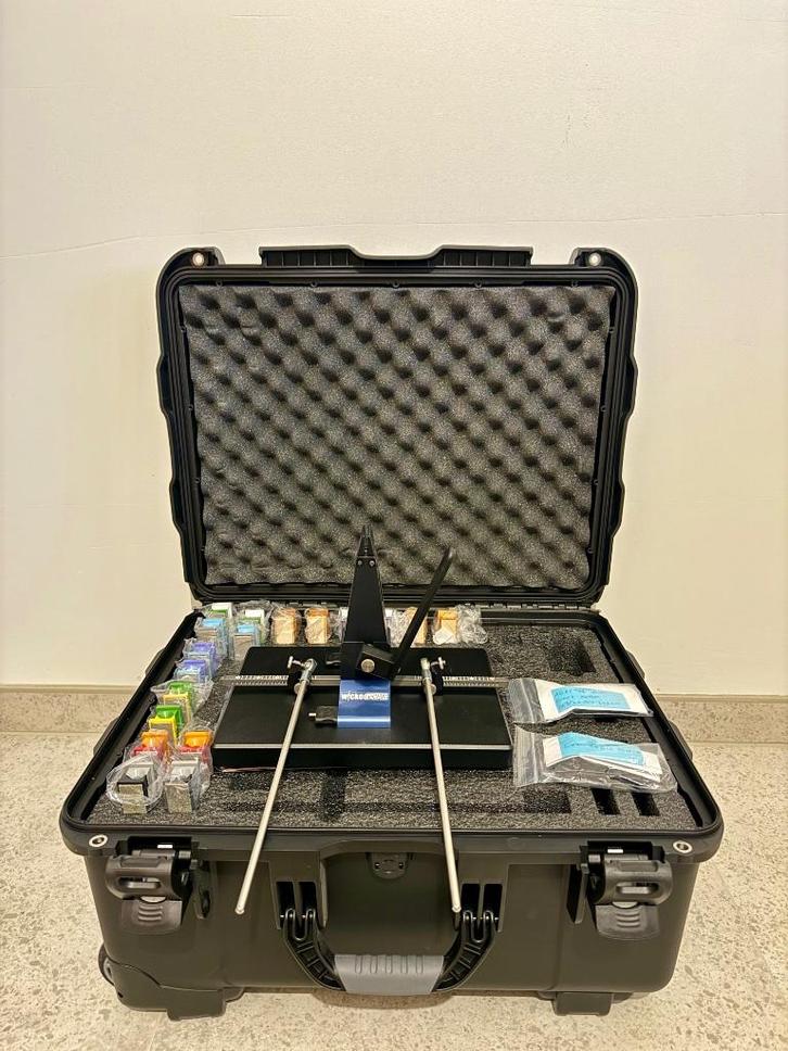 Messen Slijpmachine Wicked Edge Pro Pack 3 + accessoires, Doe-het-zelf en Bouw, Gereedschap | Slijpmachines, Zo goed als nieuw