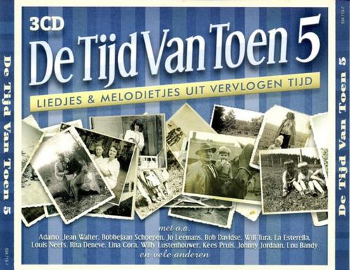 De Tijd Van Toen 5 (Liedjes & Melodietjes Uit Vervlogen Tijd, CD & DVD, CD | Néerlandophone, Comme neuf, Chanson réaliste ou Smartlap