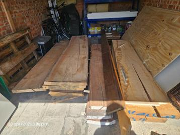 schaaldelen - eik - kers - esdoorn - amerikaanse walnoot, Doe-het-zelf en Bouw, Hout en Planken, Ophalen, Eiken, Zo goed als nieuw