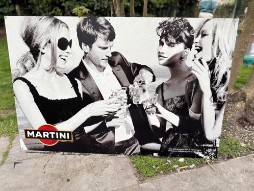 Te koop: Martini reclamebord – 90 x 135 cm – Alupanel, Antiek en Kunst, Antiek | Overige Antiek, Ophalen