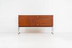 Modernistisch vintage dressoir in teak (België, jaren 1950)., Ophalen