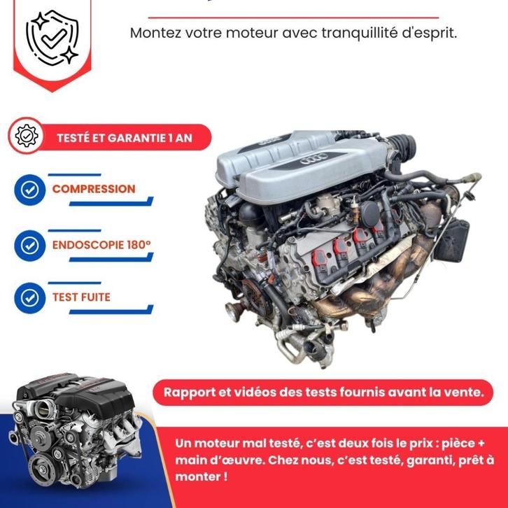 Complete motor audi r8 5.2 v10 fsi 540cv csp cspb, Auto-onderdelen, Motor en Toebehoren, Audi, Nieuw, Ophalen of Verzenden