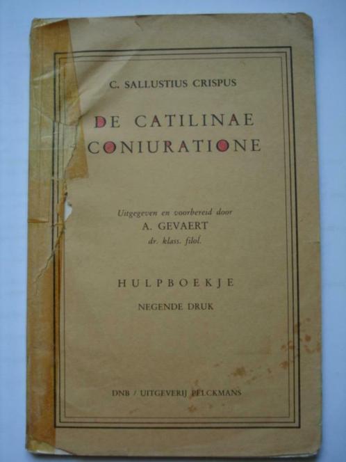 17. Sallustius De Catilinae Coniuratione Hulpboekje 2, Boeken, Schoolboeken, Gelezen, Latijn, ASO, Verzenden