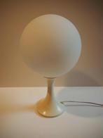 Space Age tafellamp, conische lamp, 1970s, Huis en Inrichting, Lampen | Lampenkappen, Space Age, Gebruikt, 25 tot 50 cm, Wit
