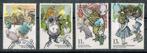 Postzegels uit Engeland - K 5091 - illustraties, Verzenden, Gestempeld