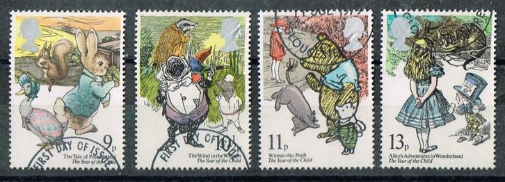 Postzegels uit Engeland - K 5091 - illustraties, Postzegels en Munten, Postzegels | Europa | UK, Gestempeld, Verzenden